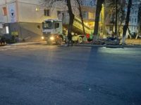 Asfalt proaspăt turnat