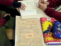 Omagiu lui Mihai Eminescu la Şcoala Gimnazială „Mihai Halunga” din Hănţeşti