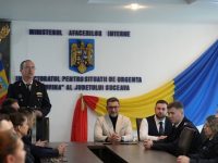 Trei ofiţeri şi doi subofiţeri ai ISU Suceava, avansaţi înainte de termen cu ocazia Zilei Protecţiei Civile