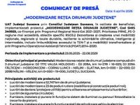 „MODERNIZARE REŢEA DRUMURI JUDEŢENE"