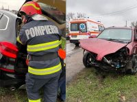 Accident rutier la Praxia