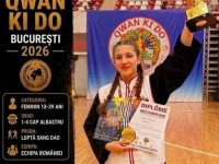 Fălticeneanca Ioana Maxim, campioană mondială la Qwan Ki Do cu lotul României