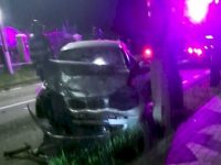 Accident în noapte la Marginea