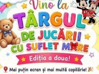 Jucării cu suflet: copiii din Fălticeni sunt invitați să transforme joaca într-un gest de solidaritate