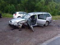 Accident rutier grav la Brodina