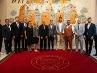 Preşedintele Gheorghe Şoldan a primit o delegaţie importantă din SUA la sediul Consiliului Judeţean Suceava