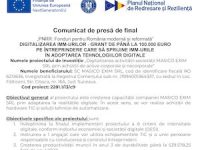 „PNRR: Fonduri pentru România modernă și reformată”