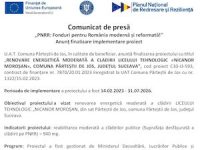 „PNRR: Fonduri pentru România modernă și reformată!”