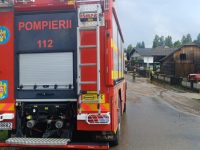 Arbori căzuţi, canalizări înfundate, curţi inundate