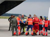 Un pacient cu arsuri grave, transferat de la Suceava în Belgia, cu sprijinul Forţelor Aeriene Române